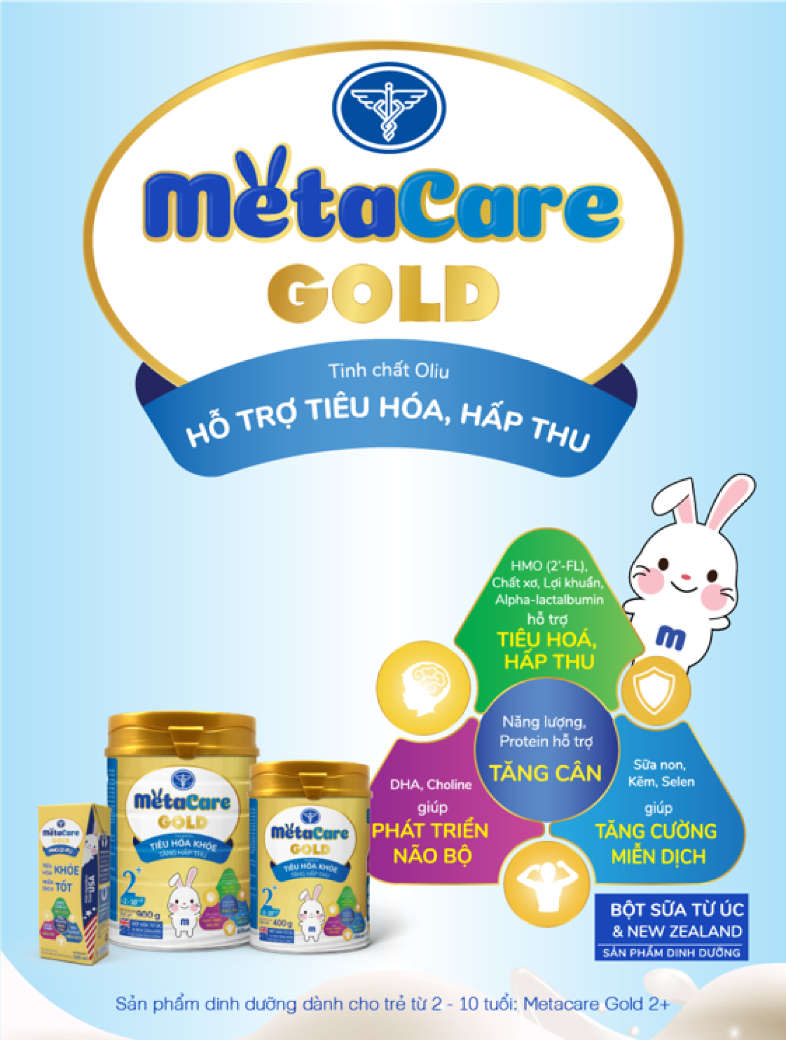 Sữa METACARE GOLD 400-900G