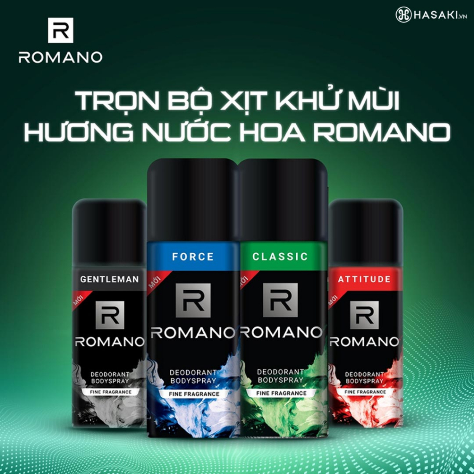 Lăn,xịt Khử Mùi ROMANO