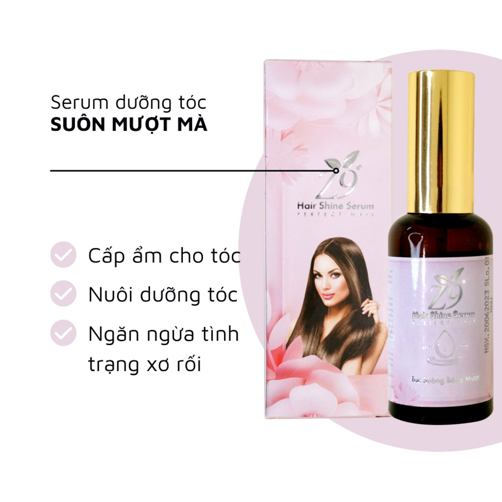 Serum bóng mượt tóc Z9