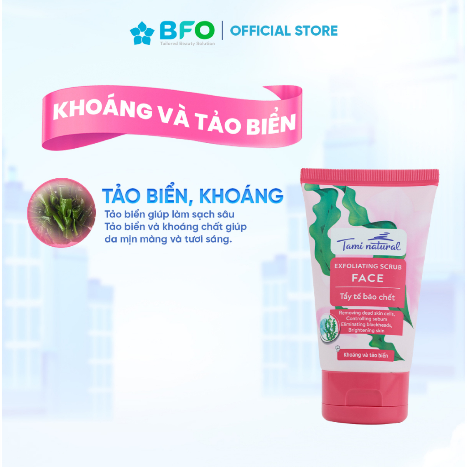 Tẩy TBC mặt Tami natural