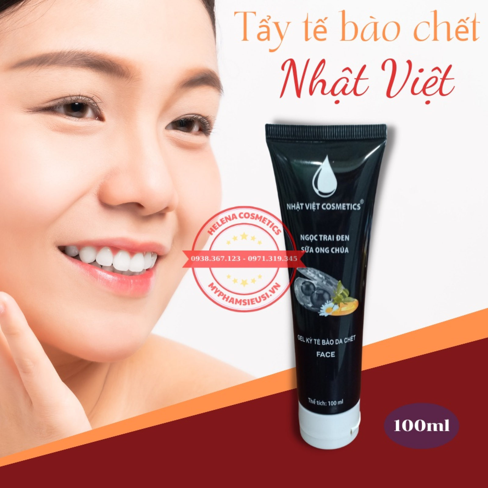 Tẩy tế bào chết nhật việt cosmetics